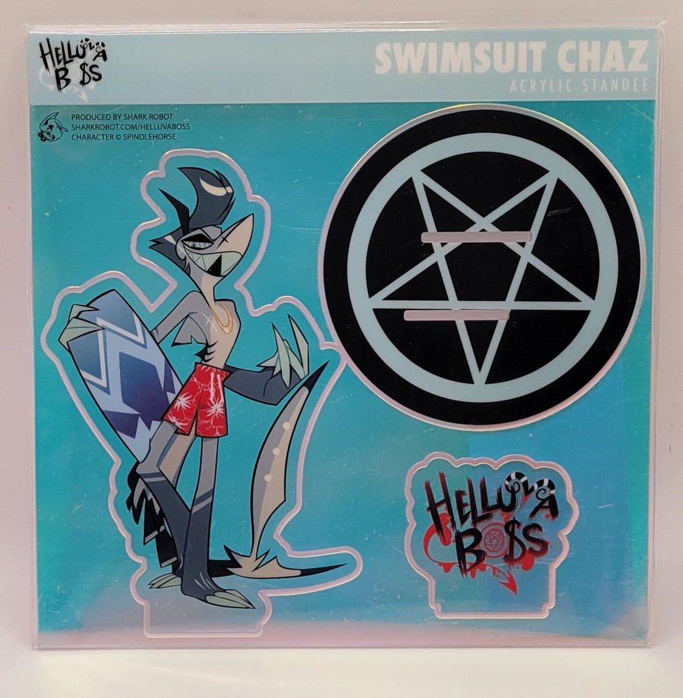 Helluva Boss Summer 2024 Swimsuit Chaz Rainbow Acrylic Standee Vivziepop