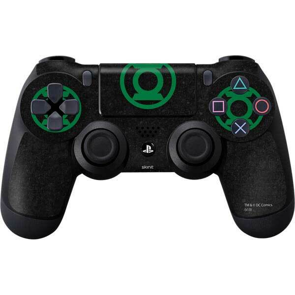 DC Comics Green Lantern PS4 Controller Skin - Green Lantern Logo Black