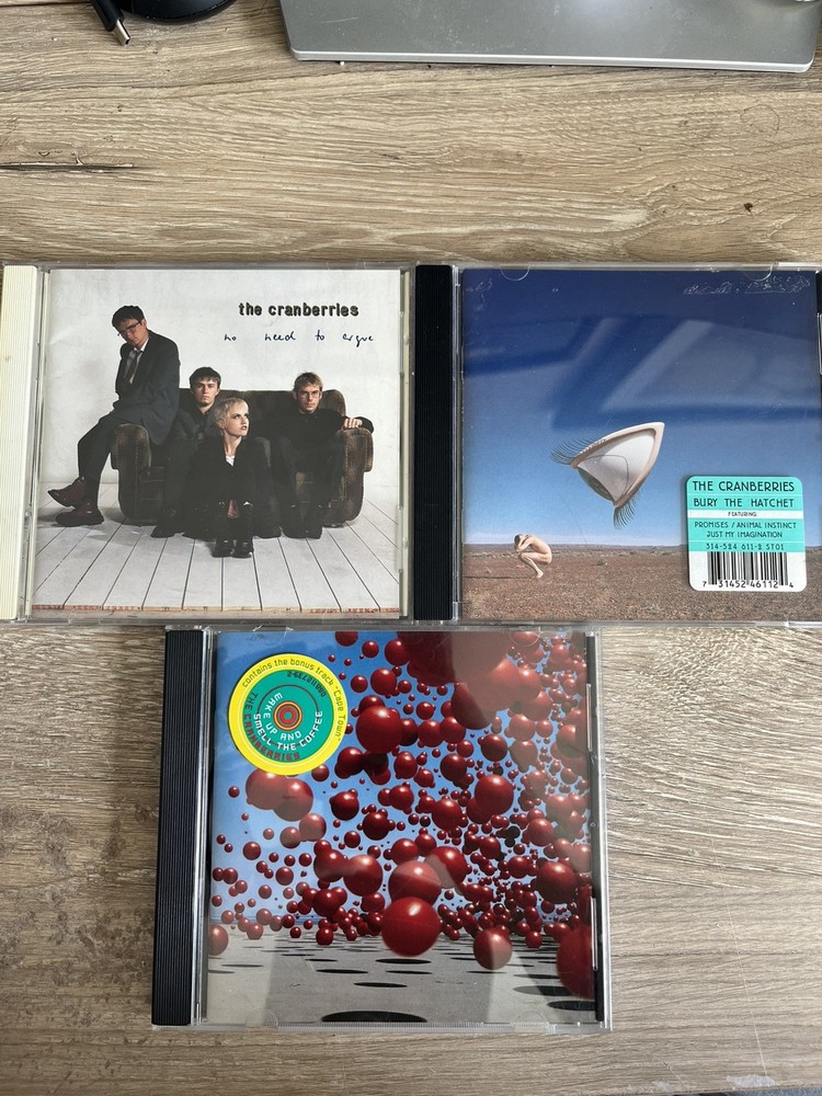 The Cranberries 3 CD LOT No Need to Argue Bury The Hatchet, Wake Up HYPE