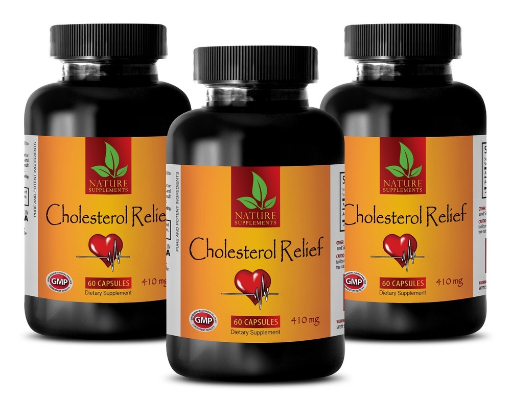 Suppress Appetite - CHOLESTEROL RELIEF - Make Your Skin Glow - 3 Bottles