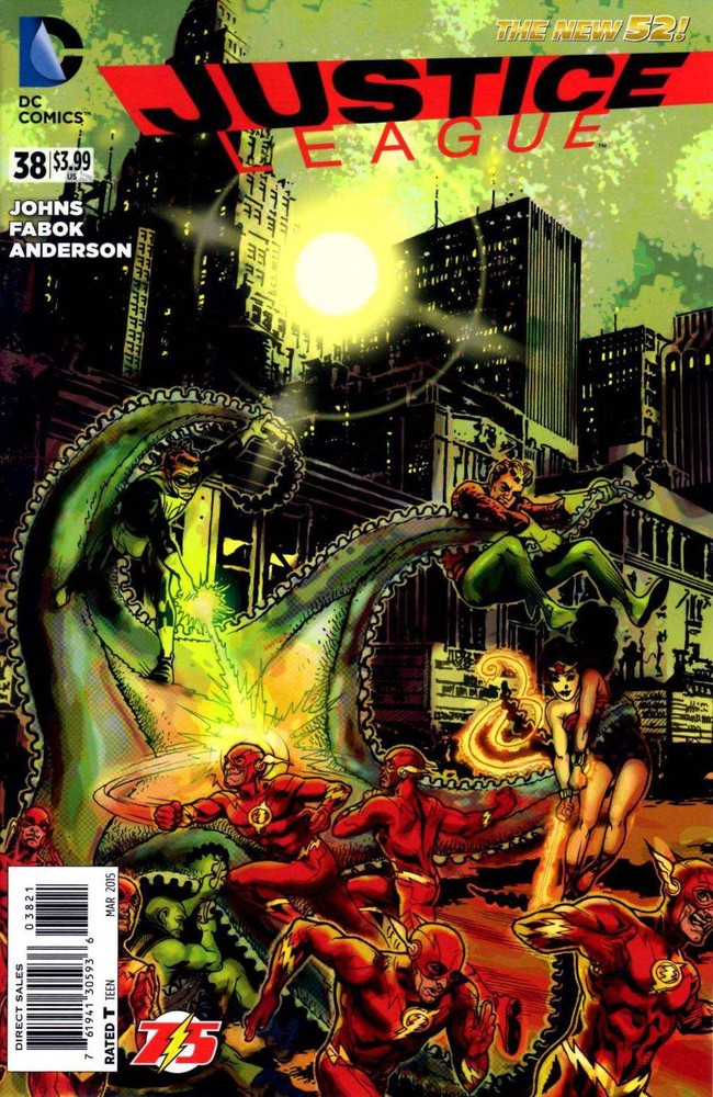 Justice League New 52 #38 VF/NM DC Flash 75th Anniversary Variant