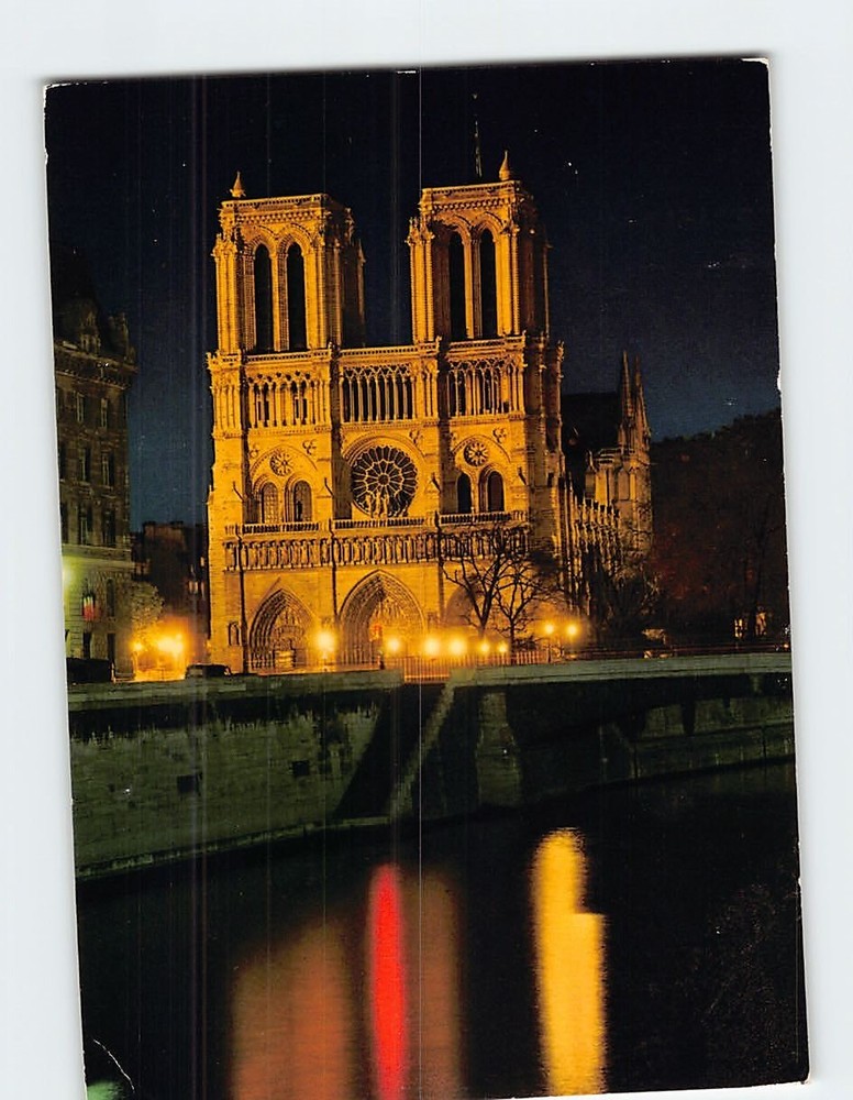 Postcard Notre-Dame Cathedral in Paris France