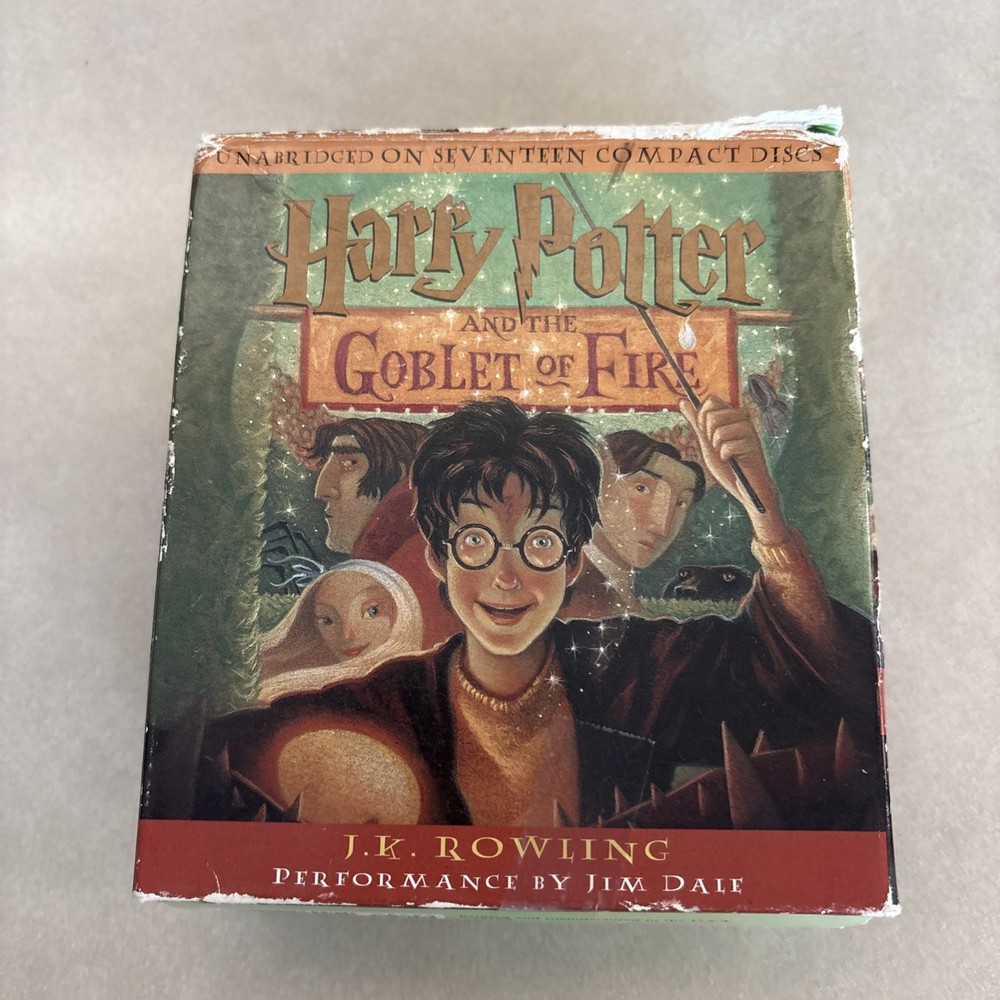 Harry Potter and the Goblet of Fire JK Rowling Unabridged CD Audio Book 17 Discs