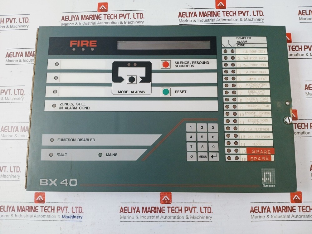 AUTRONICA BX 40 Fire Alarm Control Panel 220V AC / 24V DC-image