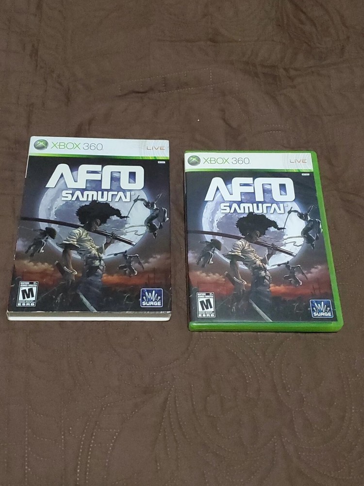 Afro Samurai (Xbox 360, 2009) With Slipcover, Complete with Manual, CIB