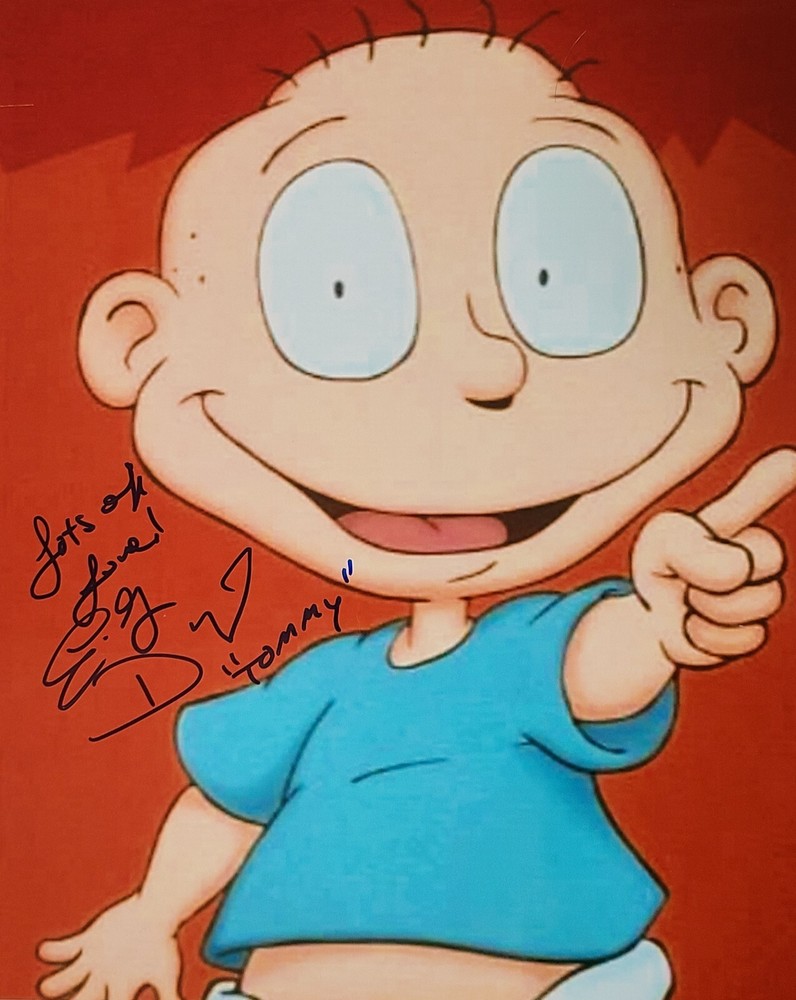 E.G. Elizabeth EG Daily authentic signed 8x10 Rugrats Tommy
