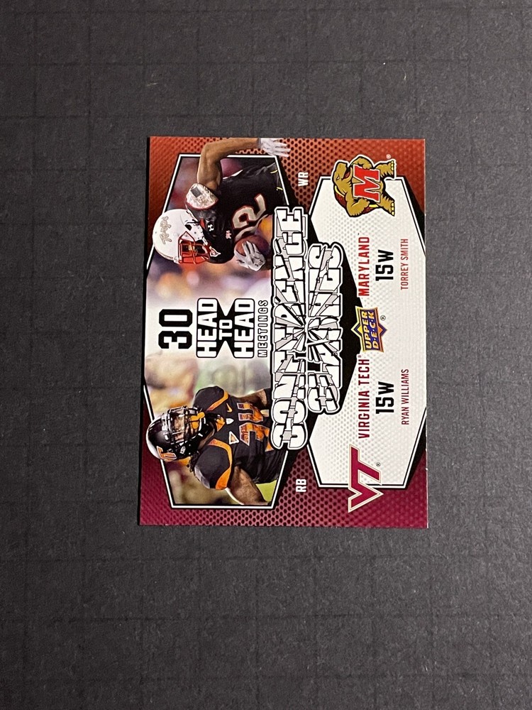 2011 Upper Deck Torrey Smith Conference Clashes Rookie Insert #CC9 - Maryland