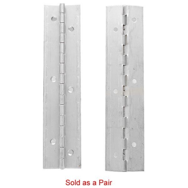 Boat Piano Hinge | Seat Hatch Stainless Steel 8 x 1 3/4 Inch (Pair)