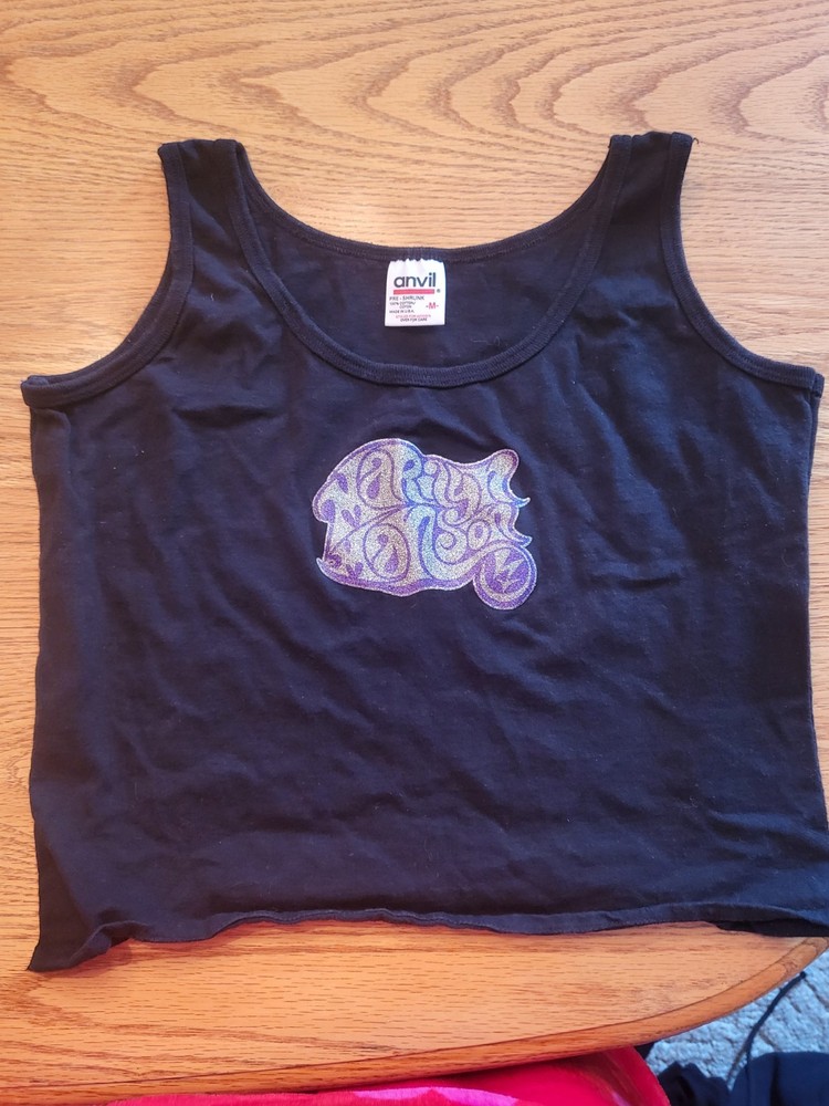 Vintage 90's Marilyn Manson Anvil Women's Tank Top *Cropped*  M Excellent Shape