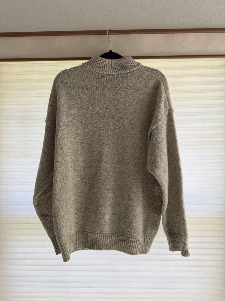 Pendleton MADE IN USA Wool Outdoorsman Half Zip Sweater