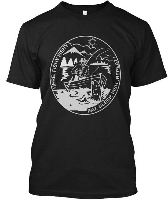 Camping Fishing Lovers Funny S T-Shirt Made in the USA Size to 5XL