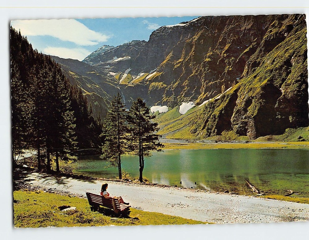 Postcard Hintersee Lake Mittersill  Felber valley Salzburg Austria