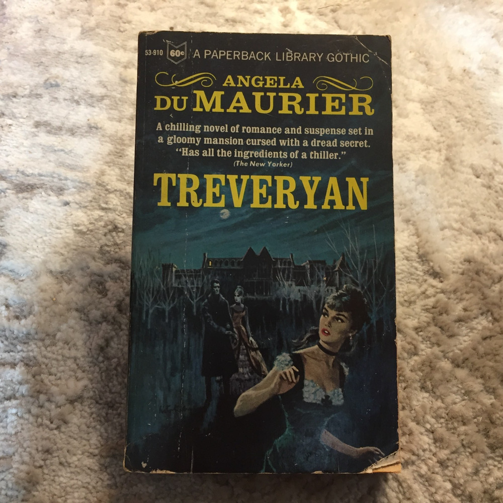 Treveryan Gothic Paperback Book by Angela du Maurier Paperback Library 1966