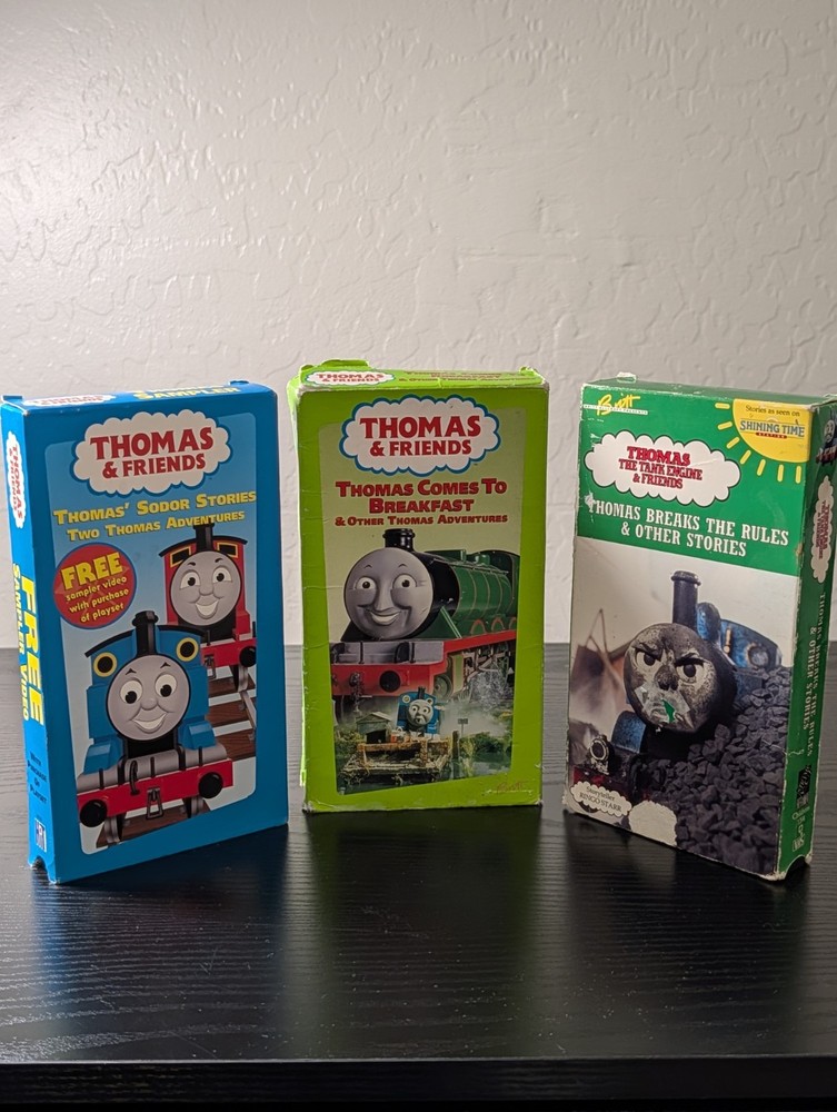 Thomas & Friends Sodor Stories VHS 2002 Sampler George Carlin Lot Of 3