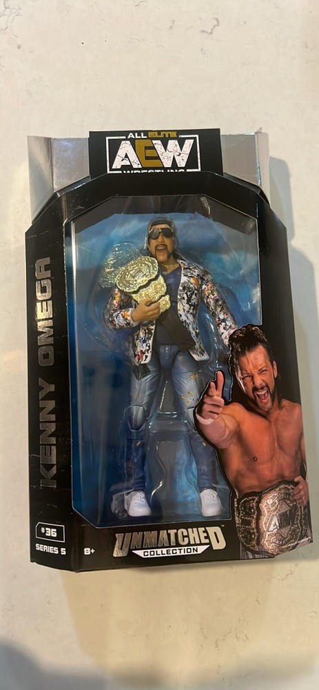 AEW Kenny Omega Unmatched Series 5 Figure w/ Belt New 2022 Q3