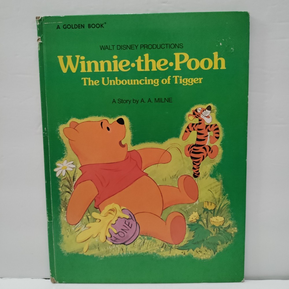 Winnie the Pooh The Unbouncing Of Tigger Disney A A Milne 1978