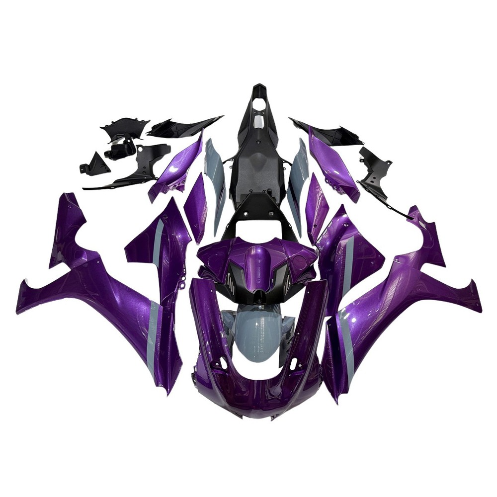Purple Grey ABS Bodywork Fairings Kit For Yamaha YZF R1 2020 2021 2022 YZF1000 R