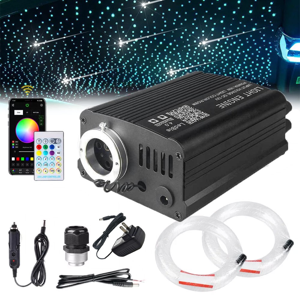 750Pcs Fiber Optic Star Ceiling Lights for Car or Home Decor