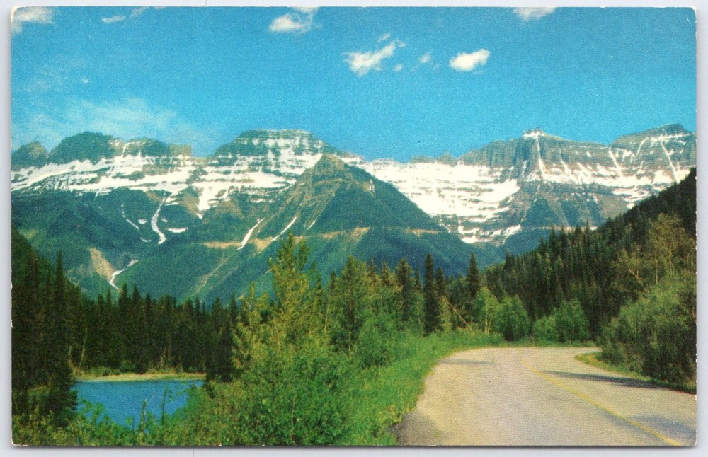Vintage Glacier National Park Montana Garden Wall Postcard Selithco