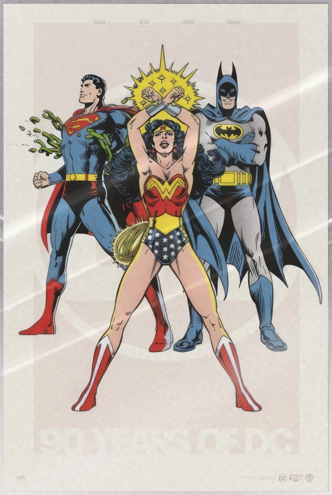 DC Comics - Comic Poster (Batman, Superman & Wonder-Woman) (LAMINATED)