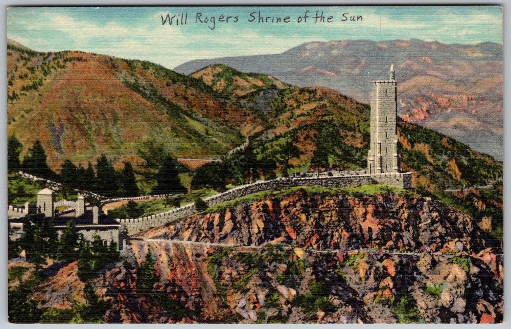 Vtg Postcard Will Rogers Shrine Of Colorado Springs, CO 1930s