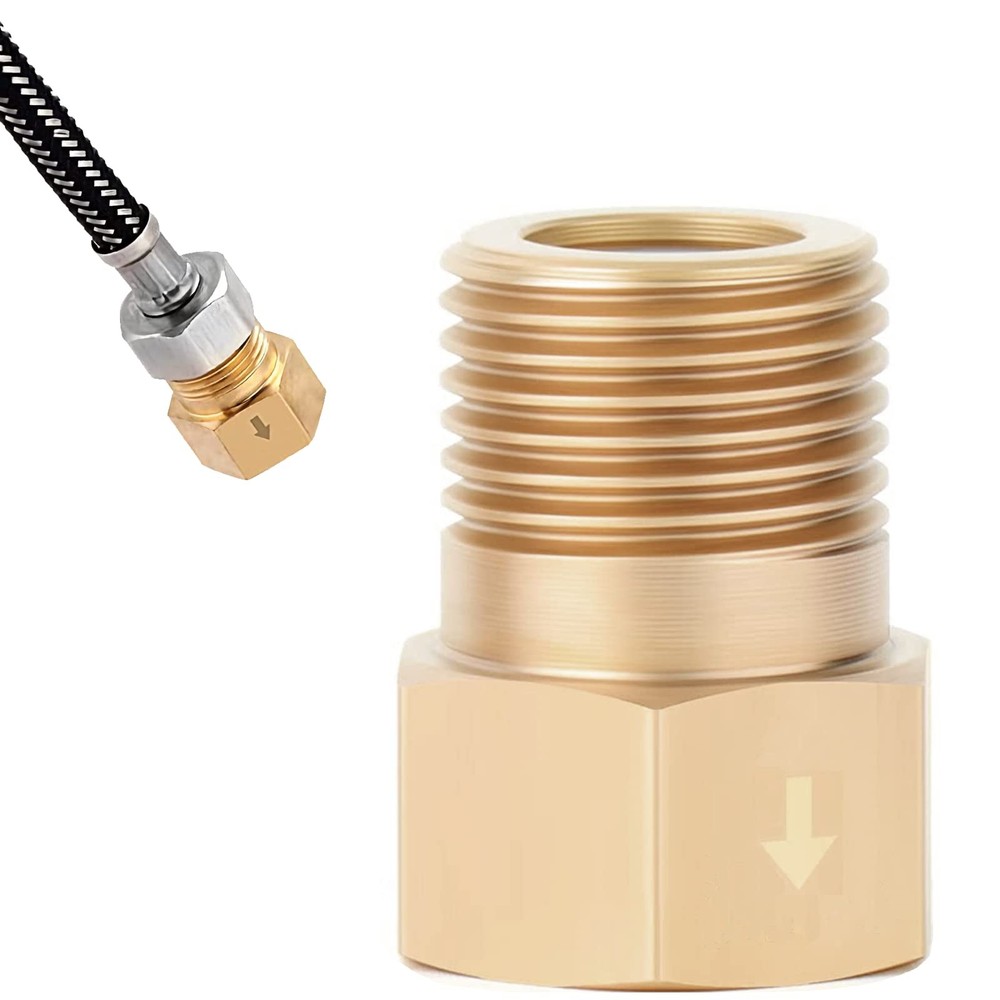 1/2 Inch Brass Check Valve Male to Female Thread One Way Flow