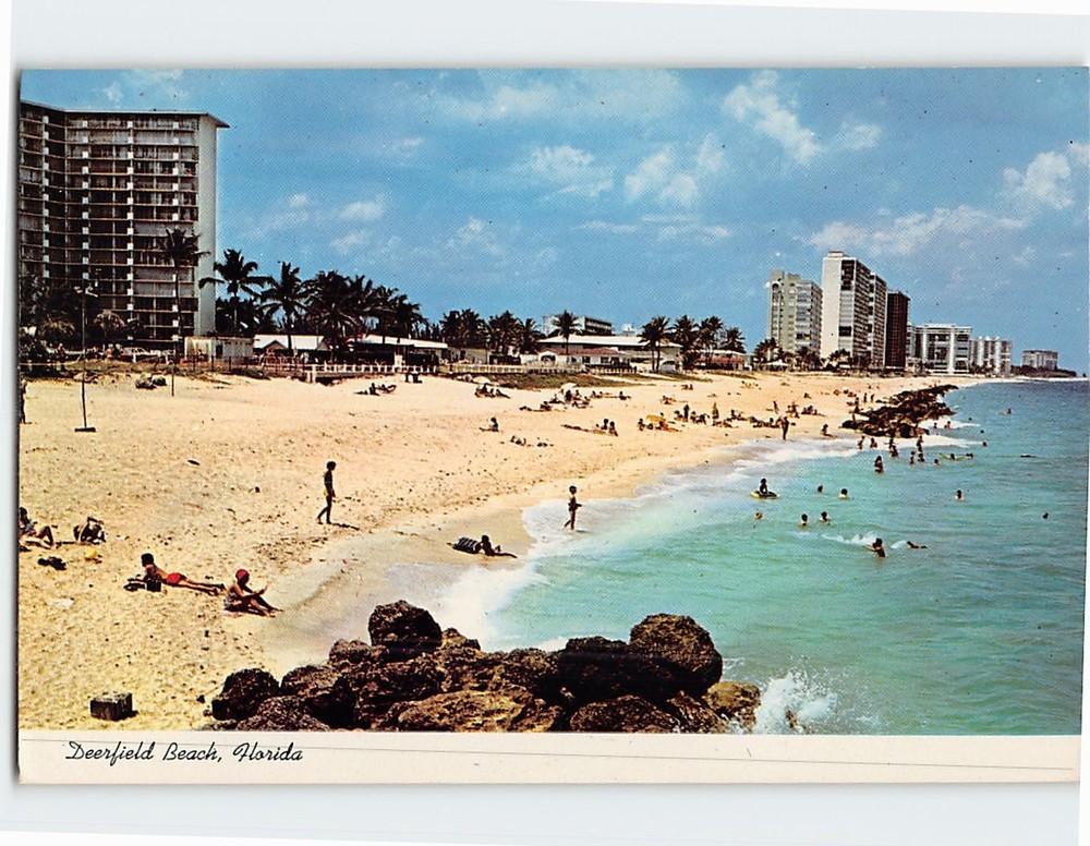 Postcard Deerfield Beach Florida USA