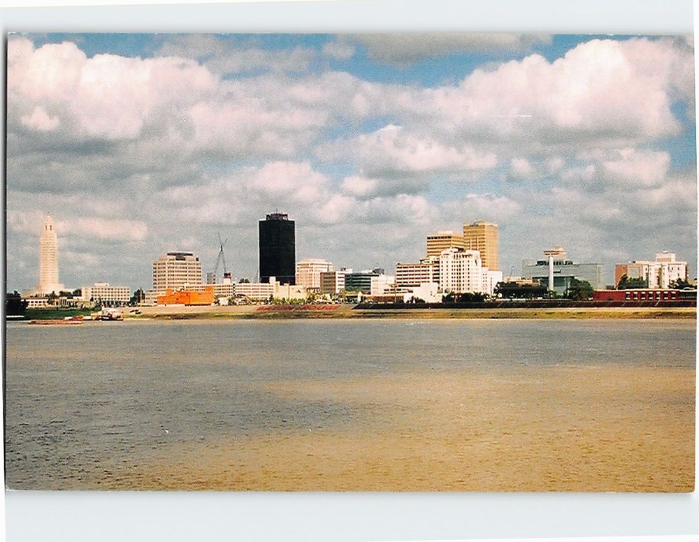 Postcard City Skyline Baton Rouge Louisiana USA