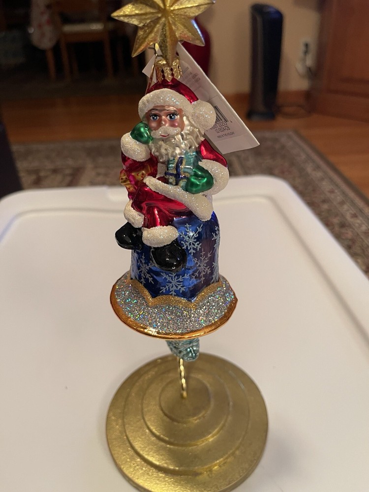 Christopher Radko Ring In The Holiday Ornament (Retired)