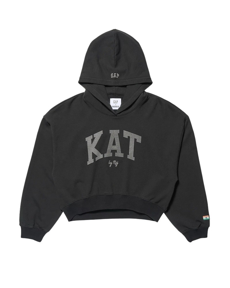 GAP x KATSEYE Lara Hoodie Size Medium M  Black Sweatshirt  beautiful chaos