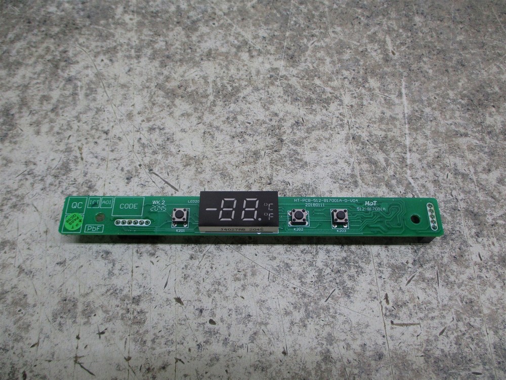 U-Line Wine Refrigerator Control Board 6 1/2 X 3/4 Part # Uhwc115-Sg01A