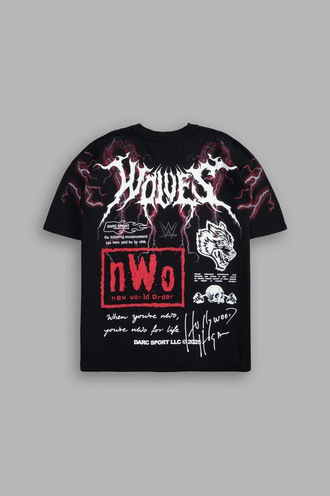 Darc Sport x WWE NWO New World Order Tee Shirt Black Men's Size (LARGE)
