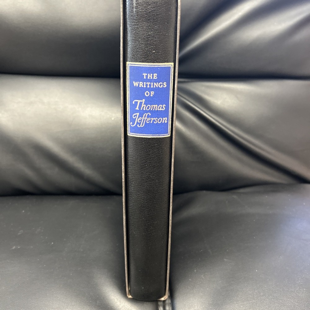 The Writings of Thomas Jefferson, Heritage Press, 1967 w slipcase, & sandglass