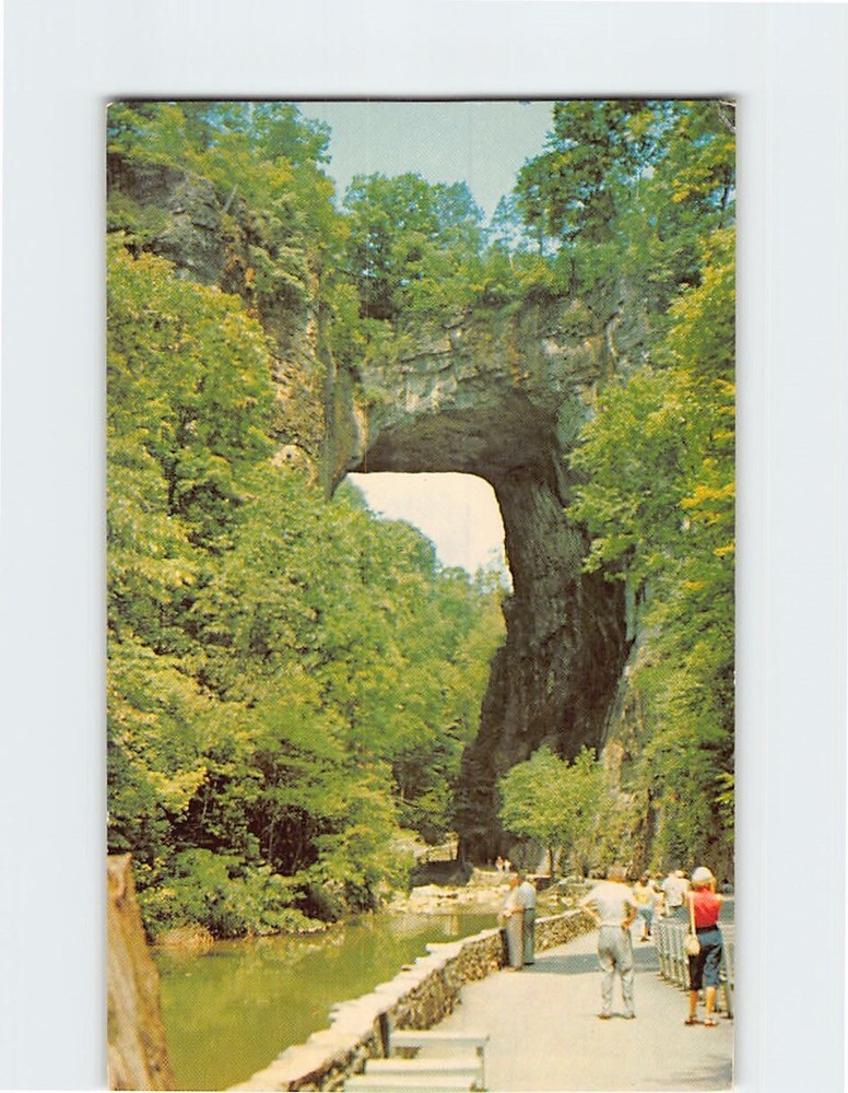 Postcard Natural Bridge Virginia USA