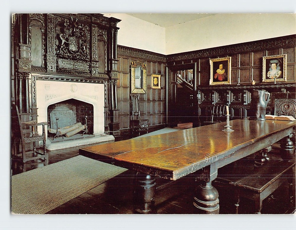 Postcard The Castle at the Welsh Folk Museum St. Fagans Wales