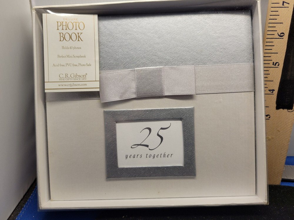 25th Anniversary Photo Book 40ct 4x6 Acid Free/PVC Free/Photo Safe 311-image