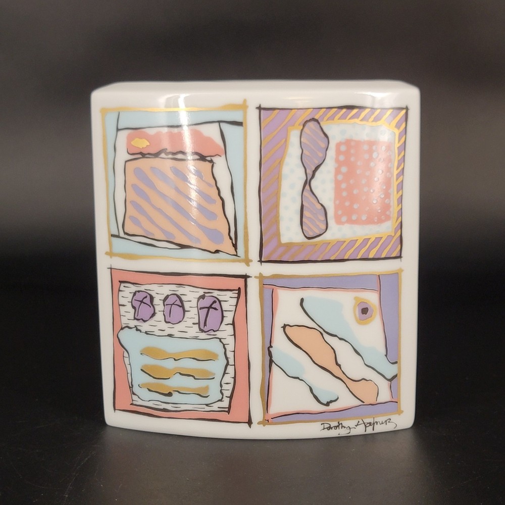 Vtg Rosenthal Studio Linie Porcelain Vase By Dorothy Hafner Germany 5.5