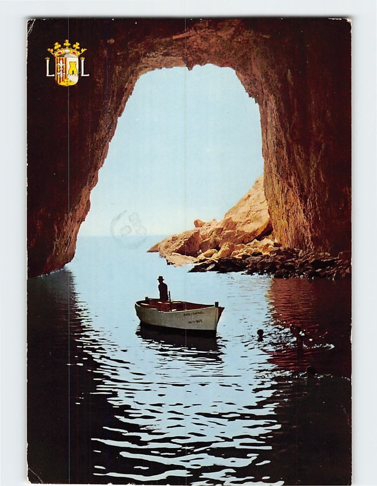 Postcard Organs Cave Javea Spain