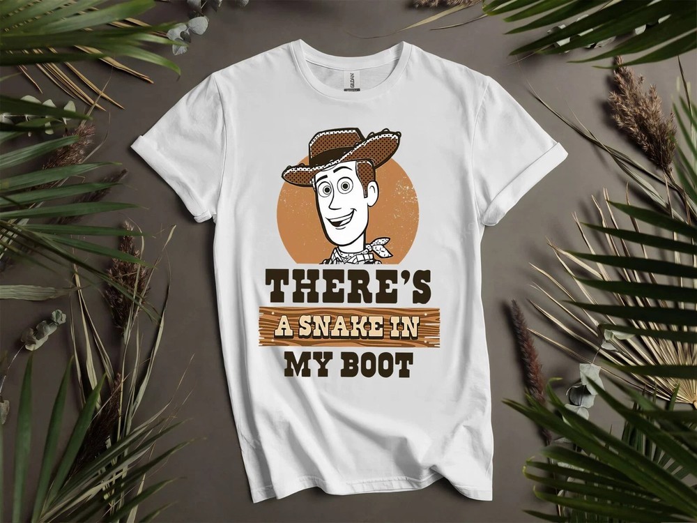 Disney Toy Story Woody Theres A T-shirt T Shirt Men Women Unisex Tshirt