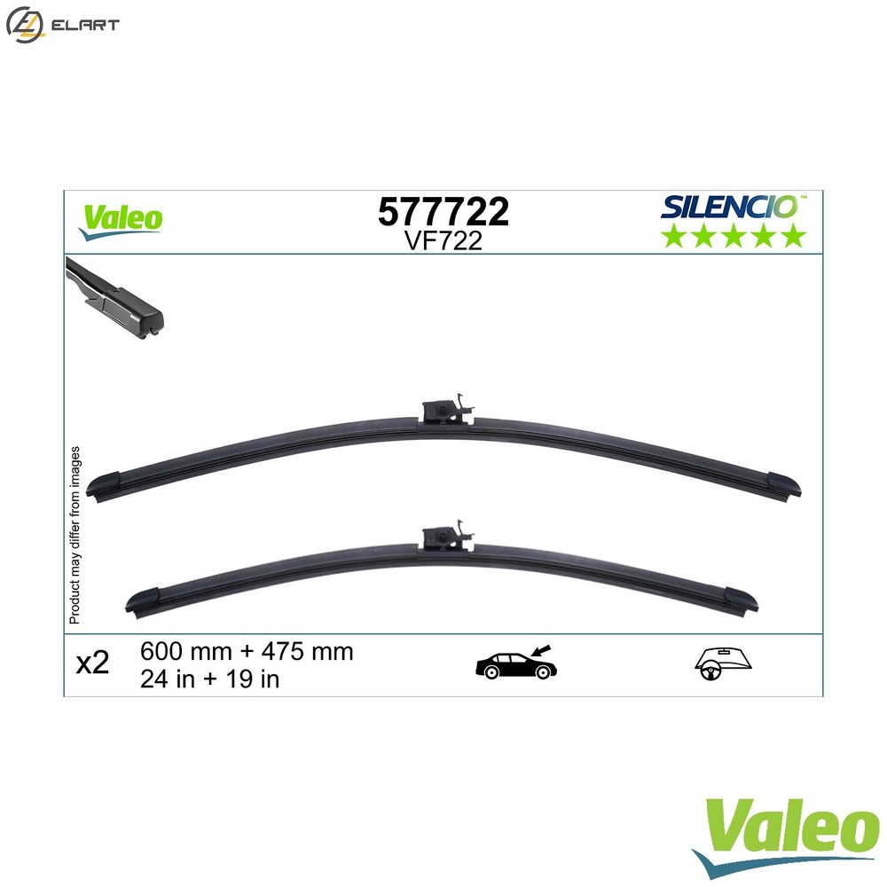 WIPER BLADE 577722 FOR MERCEDES-BENZ GLA-CLASS 282.814/M914 M282.914 1.3L 4cyl