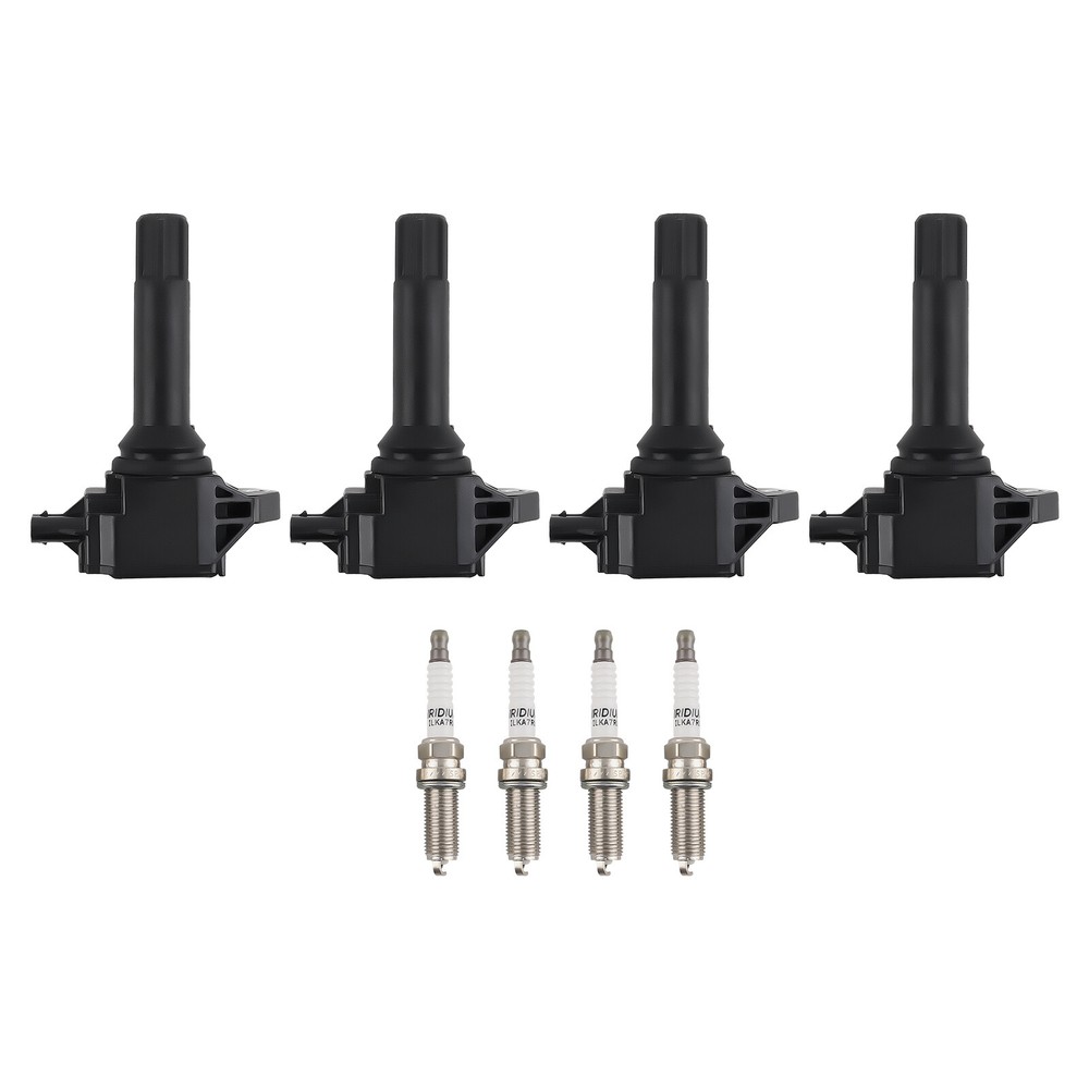 High-Performance Ignition Coil & Iridium Spark Plug Set (4-Pack) for Subaru Forester Outback