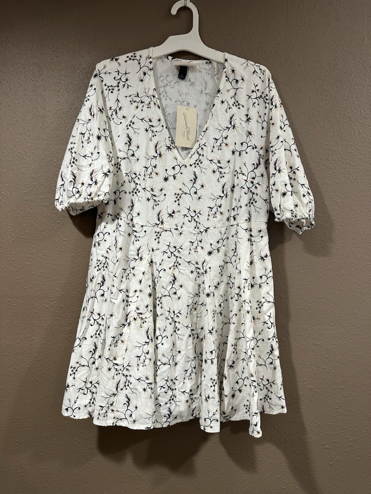 Universal Thread Women's Bell Elbow Sleeve Mini A-Line Dress /Top Size S NEW