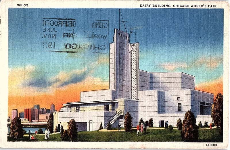 Postcard BUILDING SCENE Chicago Illinois IL m/09 AJ1349
