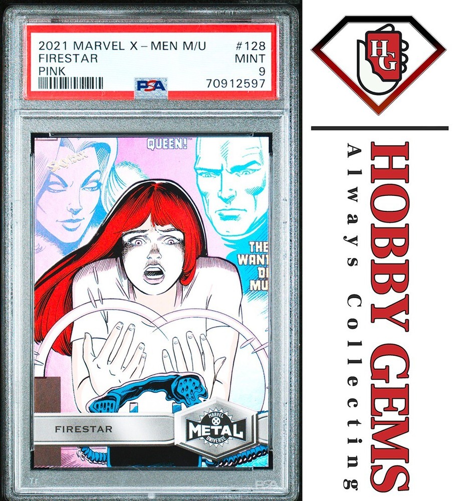 FIRESTAR PSA 9 2020 Skybox Marvel X-Men Universe Pink 56/75 #128