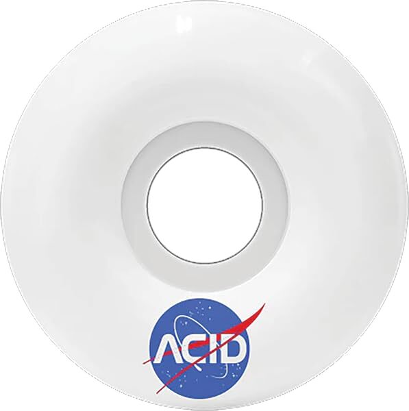 Acid Type A Space 53MM 101A White Skateboard Wheels Set-image