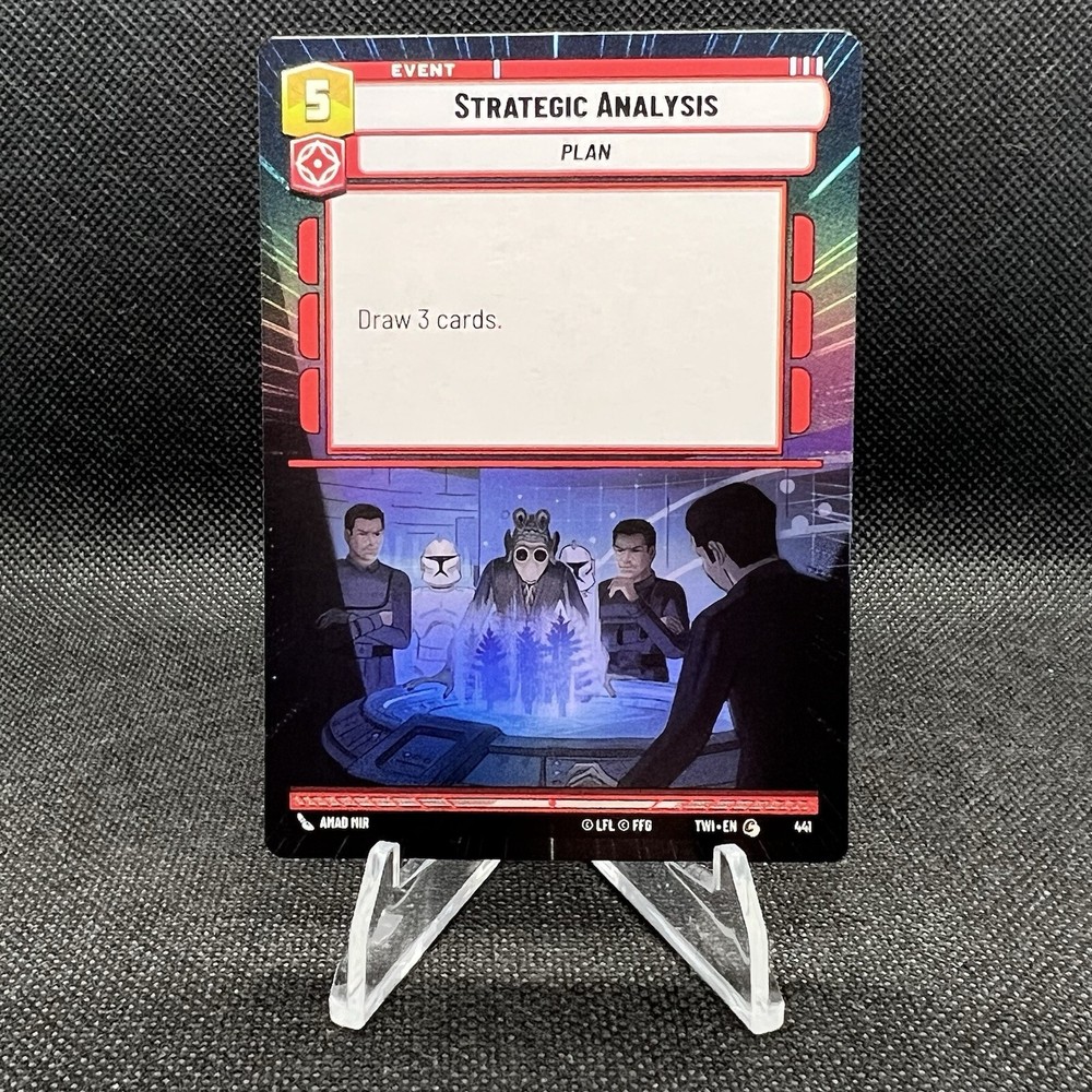Strategic Analysis - Common Hyperspace Foil - Star Wars Unlimited Republic