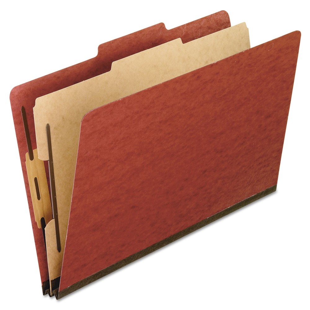 Pressboard Classification File Folders, 1 Divider, 2
