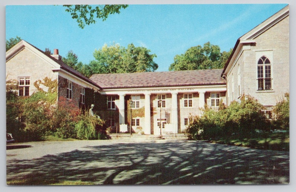 Bennington Museum & Art Gallery VT Vintage Curteichcolor Postcard 1960s