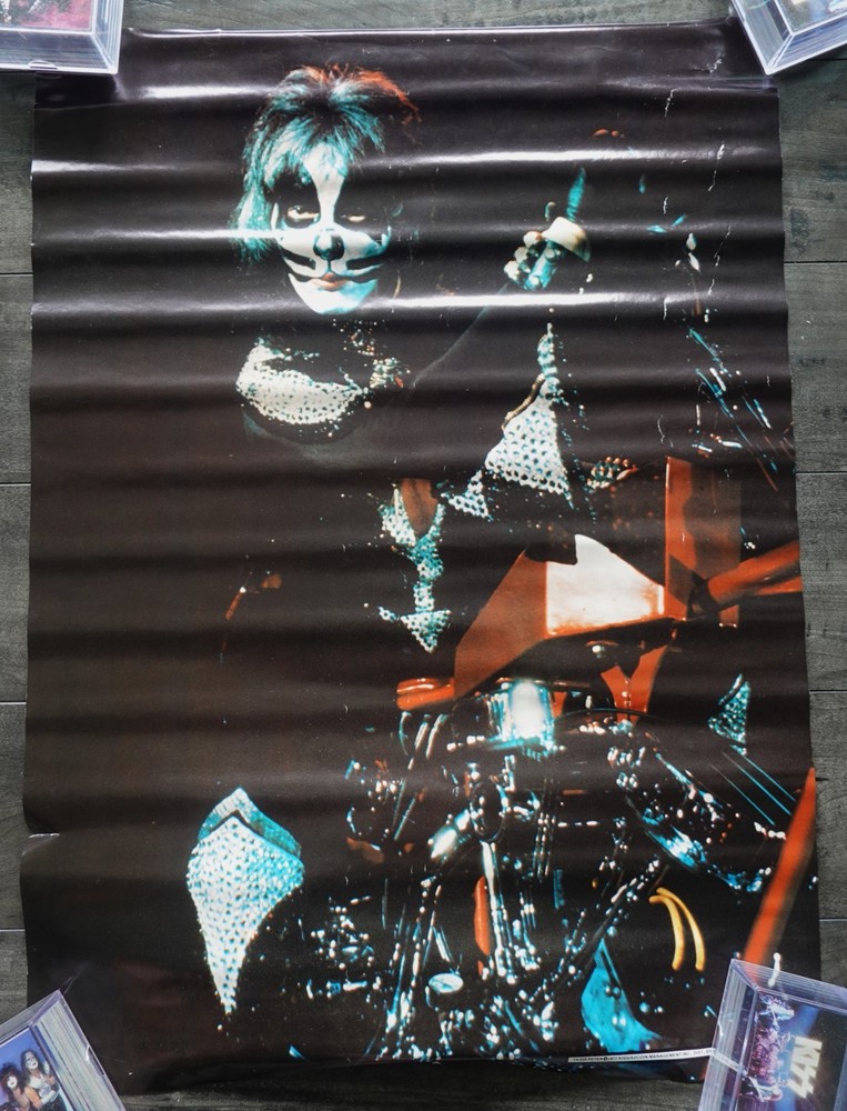 KISS Motorcycle Catman Peter Criss Poster Pro Arts Aucoin 14-529 1977