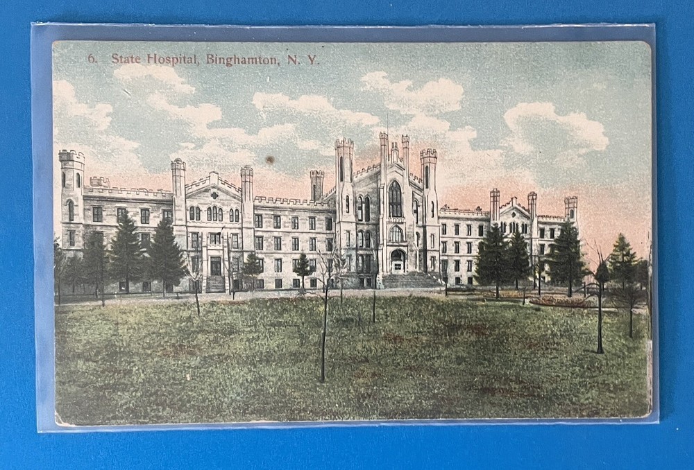 BINGHAMTON New York State Hospital Vintage Postcard